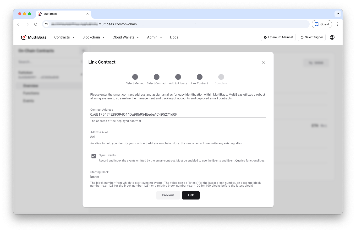 quickstart-link-details